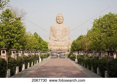 Great Buddha Statue, Bodhgaya, Bihar, India View Large Photo Image Stock Image - Great Buddha Statue, Bodhgaya, Bihar, India. Fotosearch