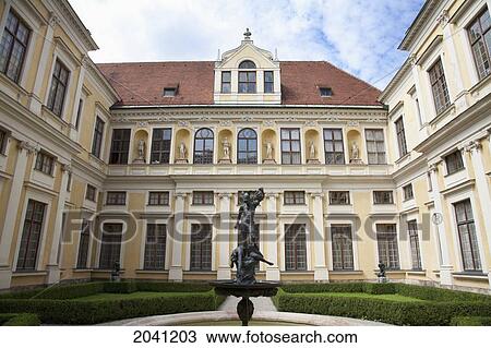 Stock Image - Grotto Courtyard At The Residence, Munich, Bavaria, Germany. Fotosearch