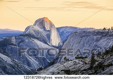 Half Dome seen from Olmsted Point, Yosemite National Park; California, United States of America View Large Photo Image Stock Photograph - Half Dome seen from Olmsted Point, Yosemite National Park; California, United States of America. Fotosearch