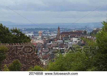 Stock Photo - Haute-Ville (Upper Town), Antananarivo, Madagascar. Fotosearch