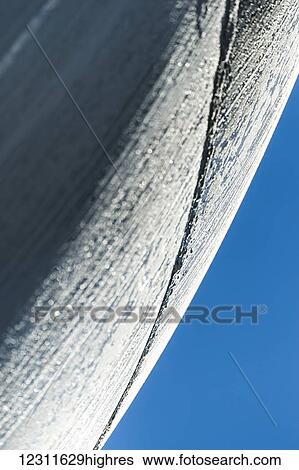 Stock Photograph - Horton Sphere, Turner Valley Gas Plant; Turner Valley, Alberta, Canada. Fotosearch