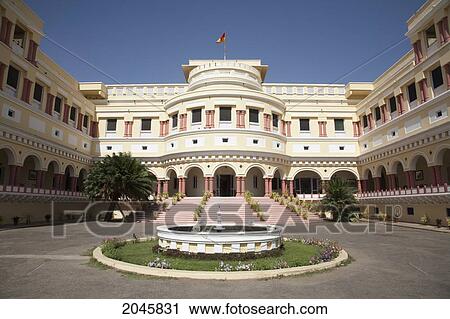 Stock Image - Hotel Sariska Palace, Rajasthan, India. Fotosearch