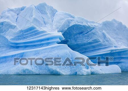 Iceberg from Upsala Glacier in Los Glaciers National Park, Argentine Patagonia; Santa Cruz, Argentina View Large Photo Image Stock Photograph - Iceberg from Upsala Glacier in Los Glaciers National Park, Argentine Patagonia; Santa Cruz, Argentina. Fotosearch