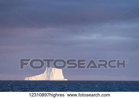 Iceberg in the middle of the ocean; Antarctica View Large Photo Image Stock Photograph - Iceberg in the middle of the ocean; Antarctica. Fotosearch