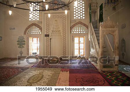 Stock Photo - Interior Of The Karadjozbeg Mosque, Mostar, Herzegovina-Neretva, Bosnia And Herzegovina. Fotosearch