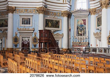 Interior Of The Rotunda Of St Marija Assunta, Mosta, Malta View Large Photo Image Stock Photograph - Interior Of The Rotunda Of St Marija Assunta, Mosta, Malta. Fotosearch