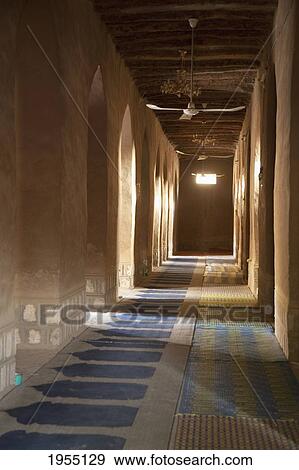 Stock Photo - Interior Of The Sidi Yehia Mosque, Timbuktu, Mali. Fotosearch