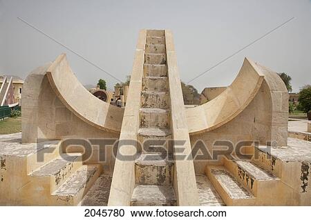 Jantar Mantar (Observatory), Jaipur, Rajasthan, India View Large Photo Image Stock Image - Jantar Mantar (Observatory), Jaipur, Rajasthan, India. Fotosearch