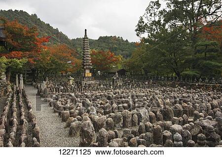 Japanese temple stone memorial ground; Arashiyama, Kyoto, Japan View Large Photo Image Stock Photography - Japanese temple stone memorial ground; Arashiyama, Kyoto, Japan. Fotosearch
