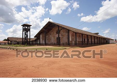 Stock Image - Jesuit Mission Of Concepcion, Santa Cruz Department, Bolivia. Fotosearch