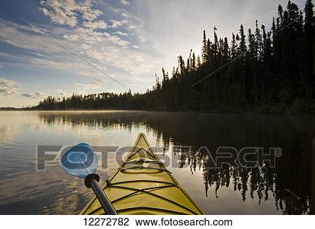 Kayaking on Little Deer Lake in Lac La Ronge Provincial Park; Saskatchewan, Canada View Large Photo Image Stock Image - Kayaking on Little Deer Lake in Lac La Ronge Provincial Park; Saskatchewan, Canada. Fotosearch