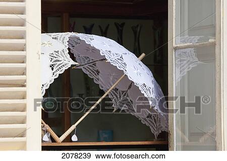 Lace Parasol, Mdina, Malta View Large Photo Image Stock Photo - Lace Parasol, Mdina, Malta. Fotosearch