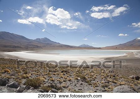Stock Image - Laguna Honda, Potosi Department, Bolivia. Fotosearch