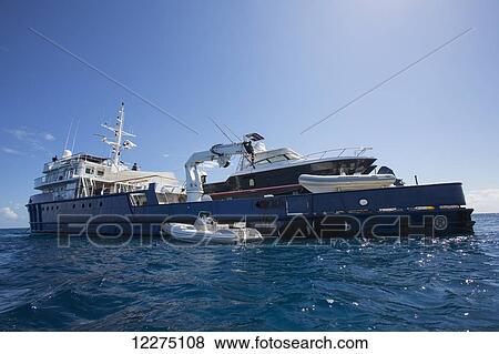 Large sports fishing boat; Tahiti View Large Photo Image Stock Photo - Large sports fishing boat; Tahiti. Fotosearch