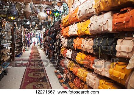 Leather bags, tourist bazaar, Naama Bay; Sharm el-Sheikh, Egypt View Large Photo Image Stock Photo - Leather bags, tourist bazaar, Naama Bay; Sharm el-Sheikh, Egypt. Fotosearch