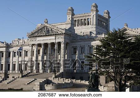 Legislative Palace, Montevideo, Uruguay View Large Photo Image Stock Photo - Legislative Palace, Montevideo, Uruguay. Fotosearch