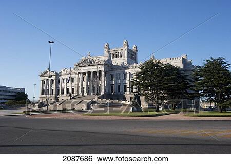 Stock Photograph - Legislative Palace, Montevideo, Uruguay. Fotosearch
