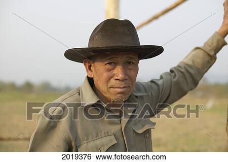 Local Man, Laos View Large Photo Image Stock Photograph - Local Man, Laos. Fotosearch