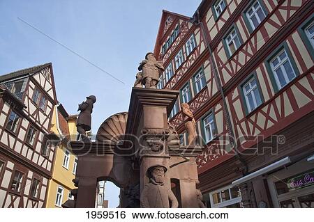 Low Angle View Of Angel's Well Sculpture In Wertheim Am Main, Baden-Wurttemberg, Germany View Large Photo Image Stock Photograph - Low Angle View Of Angel's Well Sculpture In Wertheim Am Main, Baden-Wurttemberg, Germany. Fotosearch