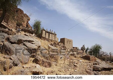Low angle view of granaries against sky in Neni, Mali View Large Photo Image Stock Image - Low angle view of granaries against sky in Neni, Mali. Fotosearch