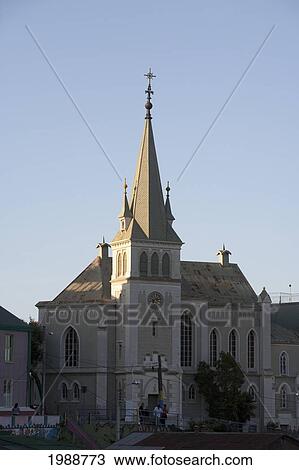 Stock Image - Lutheran Church, Valparaiso, Valparaiso Region, Chile. Fotosearch
