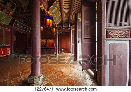 Main hall of the Taiwan Confucian Temple; Tainan, Taiwan View Large Photo Image Stock Image - Main hall of the Taiwan Confucian Temple; Tainan, Taiwan. Fotosearch