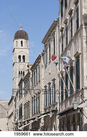 Stock Image - Main Street Placa-Stradun, Dubrovnik, Dubrovnik-Neretva, Croatia. Fotosearch