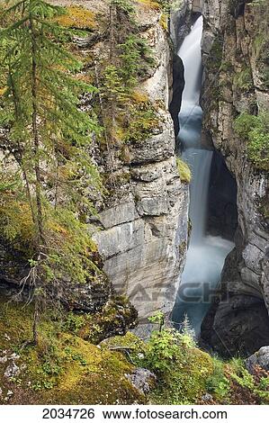 Maligne River And Maligne Canyon, Jasper National Park, Alberta View Large Photo Image Stock Photograph - Maligne River And Maligne Canyon, Jasper National Park, Alberta. Fotosearch