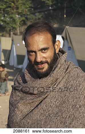 Man In A Relief Camp After The 8 October 2005 Earthquake, Bagh, Azad Kashmir, Pakistan View Large Photo Image Stock Image - Man In A Relief Camp After The 8 October 2005 Earthquake, Bagh, Azad Kashmir, Pakistan. Fotosearch