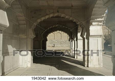 Stock Image - Marble Mosque At The Bagh-I-Babur Shah (Babur's Garden) - Kabul,, Afghanistan. Fotosearch