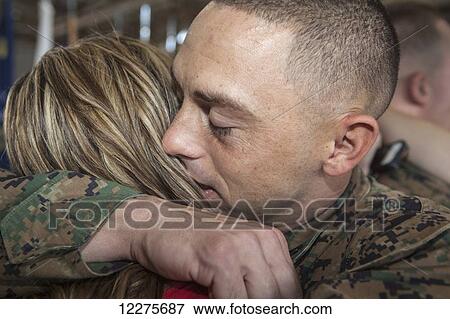 Marine homecoming from deployment; Kaneohe, Oahu, Hawaii, United States of America View Large Photo Image Stock Photo - Marine homecoming from deployment; Kaneohe, Oahu, Hawaii, United States of America. Fotosearch