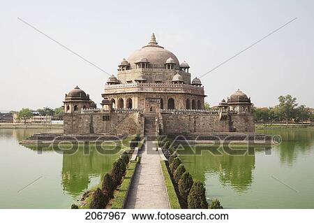 Mausoleum Of Sher Shah, Sasaram, Bihar, India View Large Photo Image Stock Photo - Mausoleum Of Sher Shah, Sasaram, Bihar, India. Fotosearch