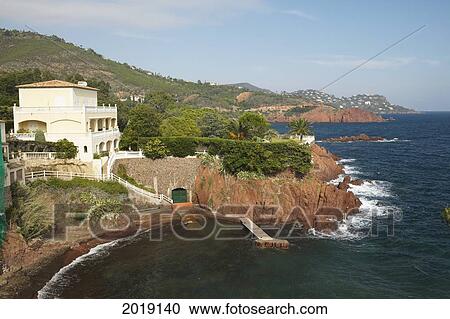 Mediterranean Coast In Provence, Southern France View Large Photo Image Stock Image - Mediterranean Coast In Provence, Southern France. Fotosearch