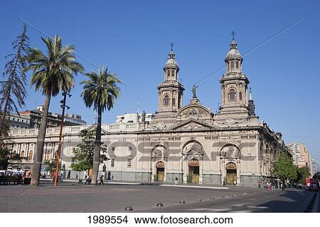 Picture - Metropolitan Cathedral, Santiago, Metropolitan Region, Chile. Fotosearch