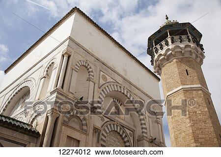 Minaret, Hammouda Pasha mosque, the Medina; Tunis, Tunisia View Large Photo Image Stock Image - Minaret, Hammouda Pasha mosque, the Medina; Tunis, Tunisia. Fotosearch