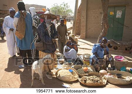 Monday Market, Djenne, Mali View Large Photo Image Stock Image - Monday Market, Djenne, Mali. Fotosearch