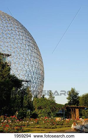 Picture - Montreal Biosphere; Montreal, Quebec, Canada. Fotosearch