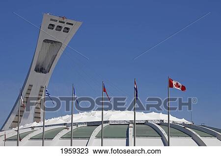 Montreal Olympic Stadium; Montreal, Quebec, Canada View Large Photo Image Stock Image - Montreal Olympic Stadium; Montreal, Quebec, Canada. Fotosearch