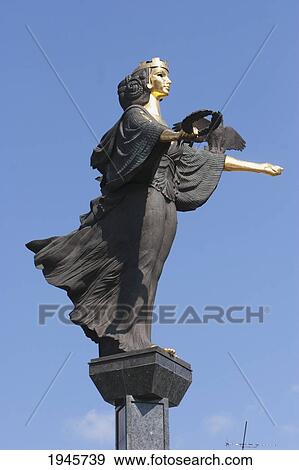 Stock Photo - Monument To Holy Wisdom (Statuya Na Sveta Sofia), Sofia, Bulgaria. Fotosearch