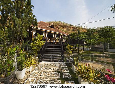 Stock Photo - Morabeza restaurant; Dili, East Timor. Fotosearch