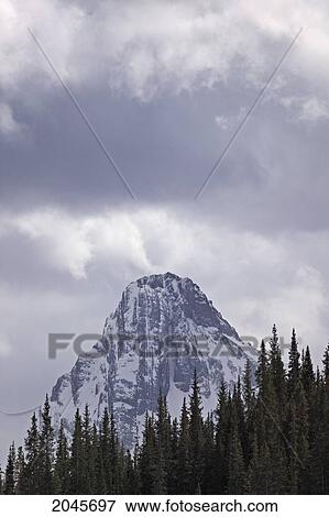 Mount Birdwood And Clouds, Spray Lakes Provincial Park, Kananaskis Country Alberta Canada. View Large Photo Image Stock Photo - Mount Birdwood And Clouds, Spray Lakes Provincial Park, Kananaskis Country Alberta Canada.. Fotosearch
