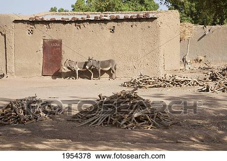 Mud Houses In A Village On The Bamako-Djenne Road, Mali View Large Photo Image Stock Photo - Mud Houses In A Village On The Bamako-Djenne Road, Mali. Fotosearch