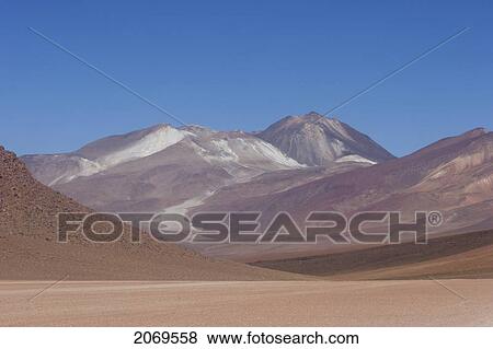 Multi-Coloured Volcanic Landscape Of The Andes Cordillera, Eduardo Avaroa National Park, Potosi Department, Bolivia View Large Photo Image Stock Photo - Multi-Coloured Volcanic Landscape Of The Andes Cordillera, Eduardo Avaroa National Park, Potosi Department, Bolivia. Fotosearch