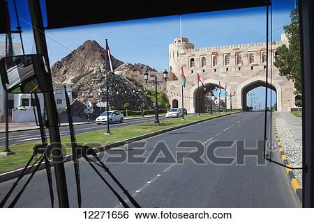 Muscat Gateway into Old Muscat; Muscat, Oman View Large Photo Image Stock Photograph - Muscat Gateway into Old Muscat; Muscat, Oman. Fotosearch