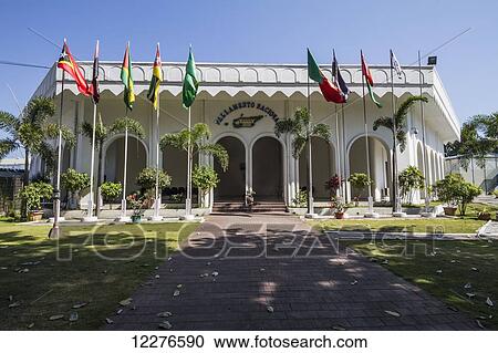 Stock Image - National Parliament; Dili, East Timor. Fotosearch
