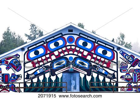 Nisga Long House/Community Center, New Aiyansh, British Columbia View Large Photo Image Stock Photography - Nisga Long House/Community Center, New Aiyansh, British Columbia. Fotosearch