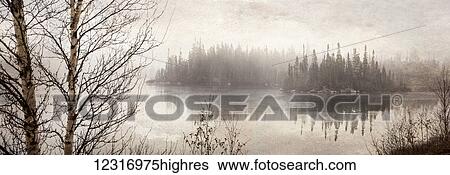 Northern autumn landscape in fog and ice; Thunder Bay, Ontario, Canada View Large Photo Image Stock Photograph - Northern autumn landscape in fog and ice; Thunder Bay, Ontario, Canada. Fotosearch