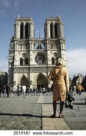 Stock Photo - Notre Dame Cathedral, Paris, France. Fotosearch