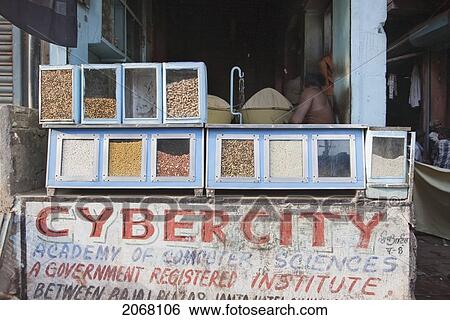 Stock Photograph - Nut Vendor, Patna, Bihar, India. Fotosearch