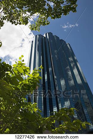 Stock Photograph - Office tower; Edmonton, Alberta, Canada. Fotosearch